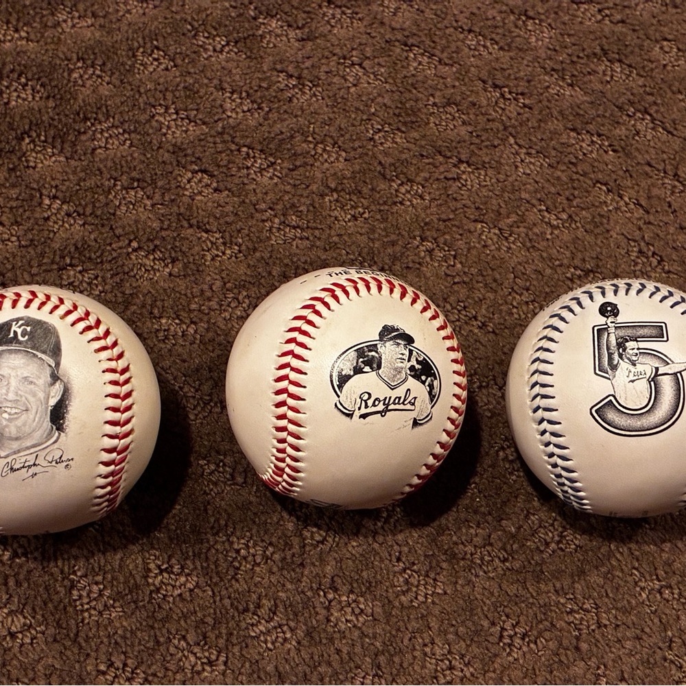 Commemorative George Brett Baseballs